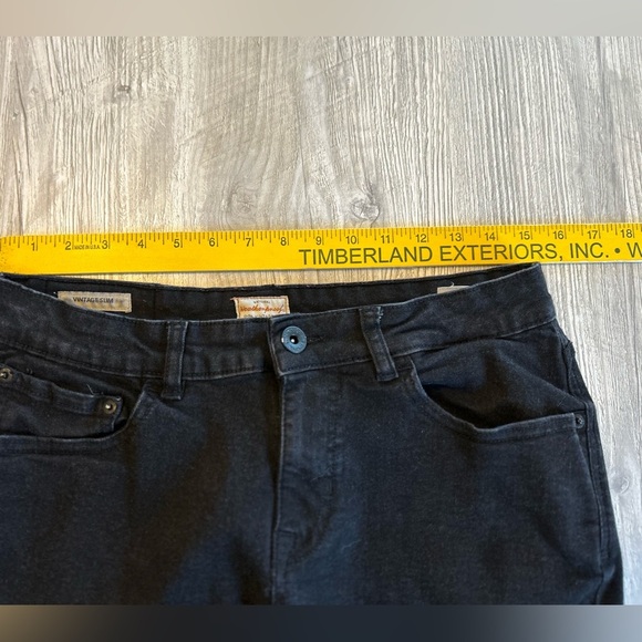 Weatherproof Stretch Men's Black Jeans 30" x 30" Vintage Slim Fit Stretch Demin. - Picture 9 of 12